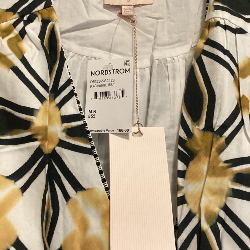CIEBON Esthella Cotton Maxi Wrap Dress, size M - Picture 4 of 16